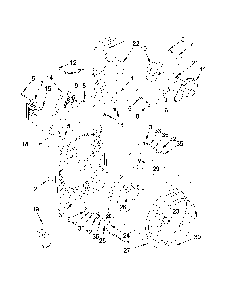 Bulkhead parts Diagram and Parts List for 110C60122510  Kenmore Dryer