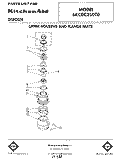 SECTION Diagram and Parts List for 6KCDC250T0  KitchenAid Food Waste Disposer