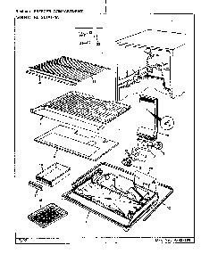 03 - Freezer Compartment Diagram and Parts List for RB19KA-4A  Whirlpool Refrigerator