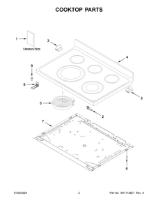 Part Location Diagram of W11326954 Whirlpool Wiring Diagram