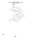 MAIN TOP Diagram and Parts List for 1313^1A  Whirlpool Range