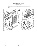 INSTALLATION PARTS Diagram and Parts List for ACQ154XY0  Whirlpool Air Conditioner