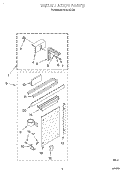 INSTALLATION Diagram and Parts List for ACQ122XG0  Whirlpool Air Conditioner