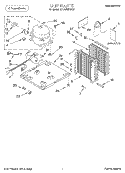 SECTION Diagram and Parts List for BPDH4000FS0  KitchenAid Dehumidifier