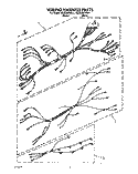 WIRING HARNESS Diagram and Parts List for KEDS200YBL1  KitchenAid Range