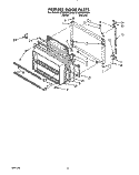 FREEZER DOOR Diagram and Parts List for ET22PKXZW00  Whirlpool Refrigerator