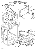 LINER PARTS Diagram and Parts List for GT1SHTXMB02  Whirlpool Refrigerator