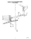 UPPER WASH AND RINSE Diagram and Parts List for KUDB23HY1  KitchenAid Dishwasher