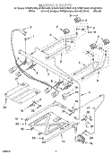 MANIFOLD Diagram and Parts List for SF385PEGB5  Whirlpool Range