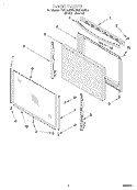 DOOR, LIT/OPTIONAL Diagram and Parts List for FGP320EN0  Roper Range
