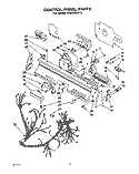 CONTROL PANEL, LIT/OPTIONAL Diagram and Parts List for KUDS220T5  KitchenAid Dishwasher