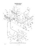 BURNER Diagram and Parts List for H6358L0  Roper Range