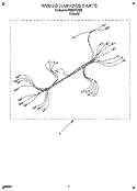 WIRING HARNESS Diagram and Parts List for RB220PXYB2  Whirlpool Wall Oven