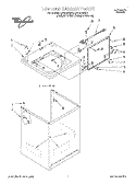 TOP AND CABINET Diagram and Parts List for LSQ9244EQ0  Whirlpool Washer