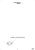 MISCELLANEOUS Diagram and Parts List for DU900PCDQ0  Whirlpool Dishwasher