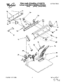 SECTION Diagram and Parts List for 3LER5434DN0  Whirlpool Dryer