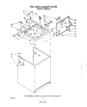 TOP AND CABINET , LITERATURE AND OPTIONAL Diagram and Parts List for LA6500XPW6  Whirlpool Washer