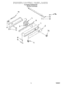 FREEZER CONTROL PANEL Diagram and Parts List for KSSS36FJX00  KitchenAid Refrigerator