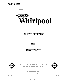 SECTION Diagram and Parts List for EH230FXKN0  Whirlpool Freezer