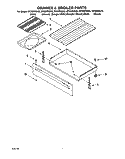 DRAWER & BROILER, OPTIONAL Diagram and Parts List for RF386PXGN2  Whirlpool Range