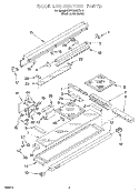 SECTION Diagram and Parts List for KWVU265YBA1  KitchenAid Range Hood