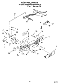 CONTROL PARTS Diagram and Parts List for 7GS6SHEXPQ02  Whirlpool Refrigerator
