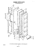 FREEZER DOOR Diagram and Parts List for ED26MKXRWR0  Whirlpool Refrigerator