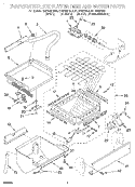 EVAPORATOR, ICE CUTTER GRID AND WATER Diagram and Parts List for KUIS185FBL0  KitchenAid Ice Maker