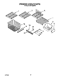 FREEZER SHELF Diagram and Parts List for KSSS48MBX00  KitchenAid Refrigerator