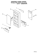Part Location Diagram of 8184273 Whirlpool BUTTON