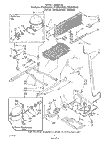 UNIT Diagram and Parts List for ET20ZKXWG00  Whirlpool Refrigerator