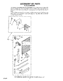 ACCESSORY Diagram and Parts List for ACP552XT0  Whirlpool Air Conditioner