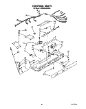CONTROL Diagram and Parts List for KSRS25QXAL00  KitchenAid Refrigerator