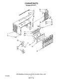 CABINET Diagram and Parts List for AR0700XT1  Whirlpool Air Conditioner