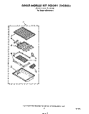 GRILLE RCK891 Diagram and Parts List for RS576PXP1  Whirlpool Range