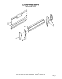 BACKGUARD Diagram and Parts List for FGP325VW2  Roper Range