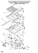 COMPARTMENT SEPARATOR Diagram and Parts List for KTRS25QDBL01  KitchenAid Refrigerator