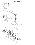 DOOR , WIRING HARNESS , LIT/OPTIONAL Diagram and Parts List for MH6700XV0  Whirlpool Microwave
