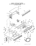 CONTROL PANEL Diagram and Parts List for 2065B2A  Roper Range