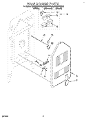 REAR CHASSIS, OPTIONAL Diagram and Parts List for KERC500YBL0  KitchenAid Range