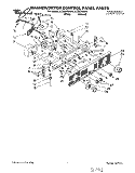 Part Location Diagram of 694338 Whirlpool BRACKET, CONTROL
