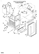 CONTAINER Diagram and Parts List for TC8700XBP1  Whirlpool Trash Compactor
