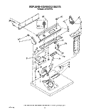SECTION Diagram and Parts List for LE9100XTN0  Whirlpool Dryer