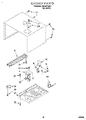 CABINET Diagram and Parts List for RM765PXAB1  Whirlpool Wall Oven