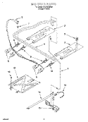 MANIFOLD Diagram and Parts List for SF315PEEQ0  Whirlpool Range