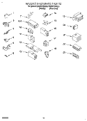 WIRING HARNESS Diagram and Parts List for KAWE770BWH0  KitchenAid Washer