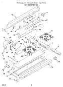 Part Location Diagram of WP674576 Whirlpool Florescent  Light Bulb - 18W