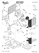 UNIT PARTS Diagram and Parts List for ACQ244XL1  Whirlpool Air Conditioner