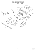 TOP VENTING Diagram and Parts List for KEBI206DBL9  KitchenAid Wall Oven