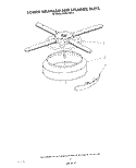 LOWER WASH ARM AND STRAINER Diagram and Parts List for KUDS21SS2  KitchenAid Dishwasher